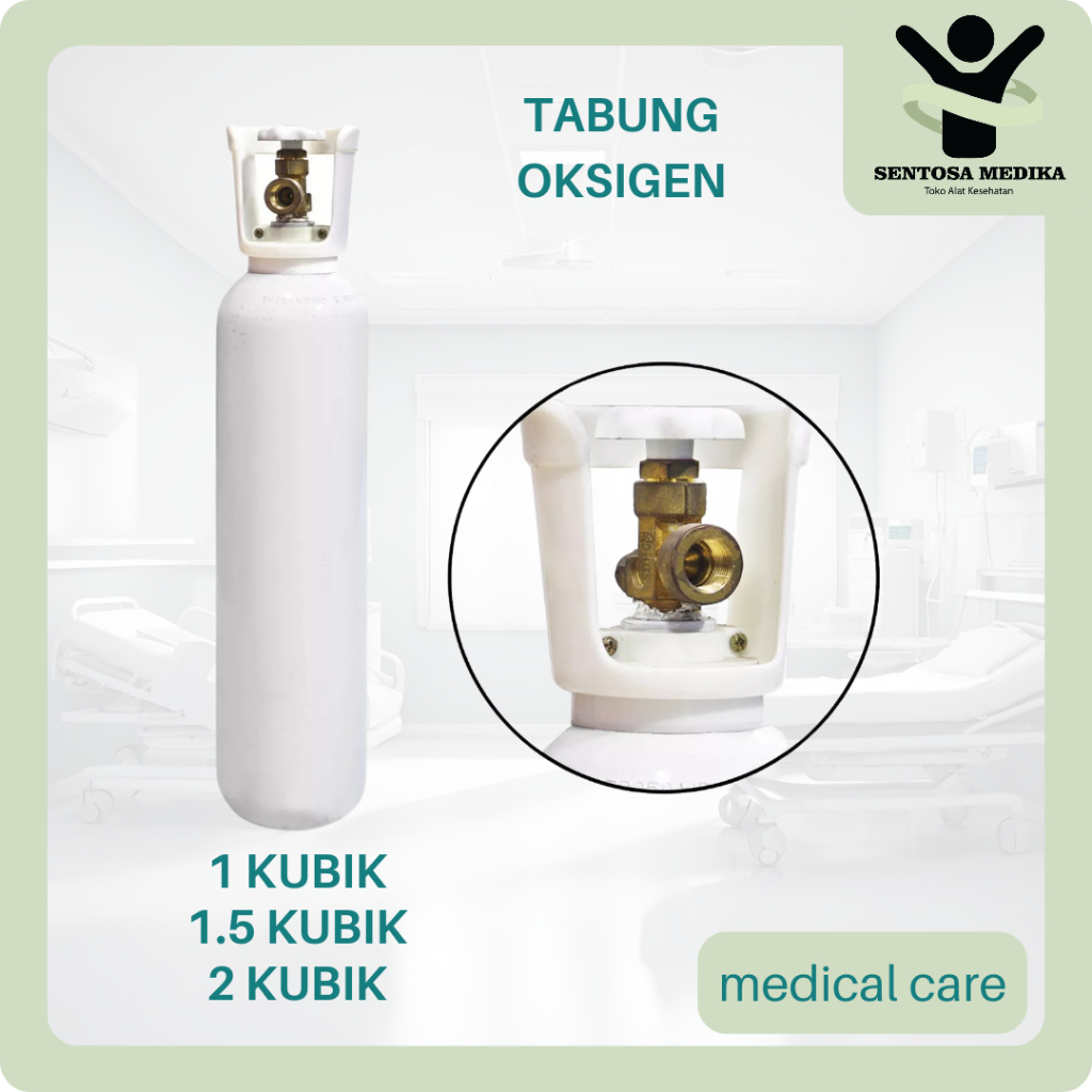 tabung o2 1, 1.5, 2 kubik oksigen m3