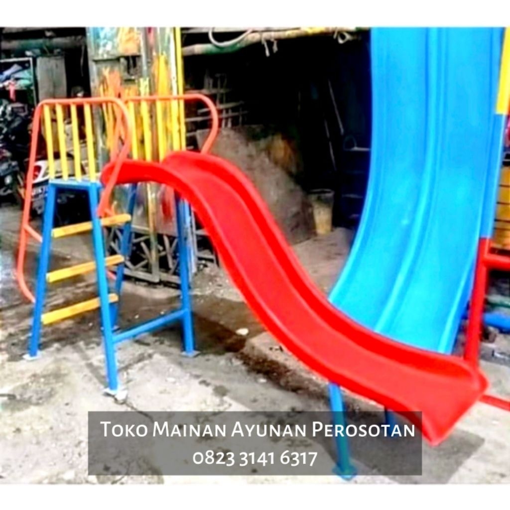 Perosotan - Prosotan - Perosotan Besi Outdoor - Prosotan Besi Outdoor - Perosotan Anak Tk Paud - Pro