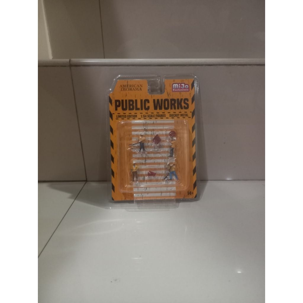 Mijo American Diorama Public Workers Mini Figure 1:64