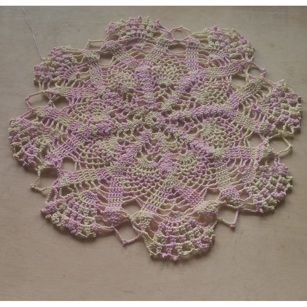 Taplak meja Bulat Taplak meja renda Taplak meja rajutan Taplak meja shabby