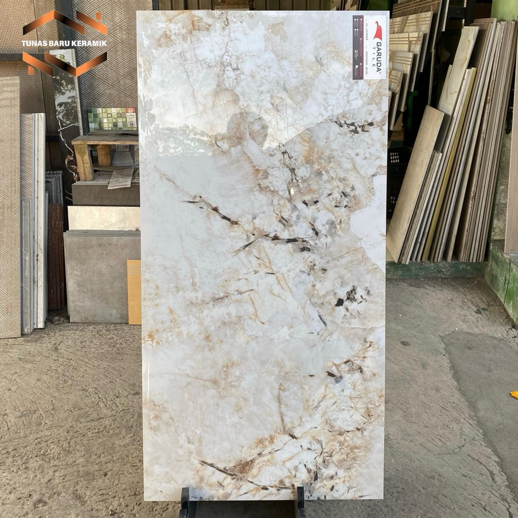 Granite Lantai 60x120 Montagne Beige | Garuda Tile | Glossy