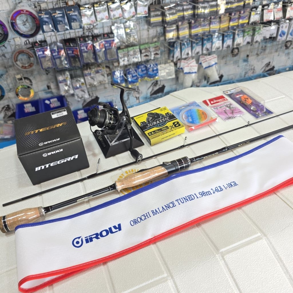 Satu Set Iroly Action Ultralight || Iroly Orochi Balance Tuned Version 2025, 662/198cm VS Reel Reel 