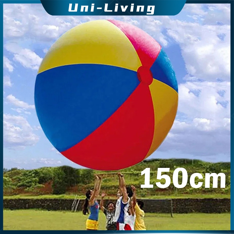 150CM Bola Pantai Anak Bola Tiup Jumbo Bola Voli Pantai Bola Renang Pantai Bola Plastik Besar Inflat