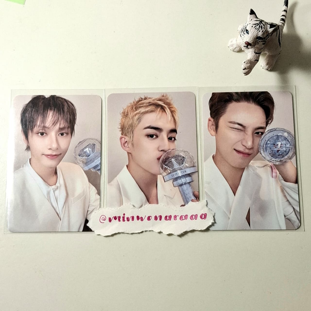 photocard official seventeen caratzone new_ scoups mingyu jun