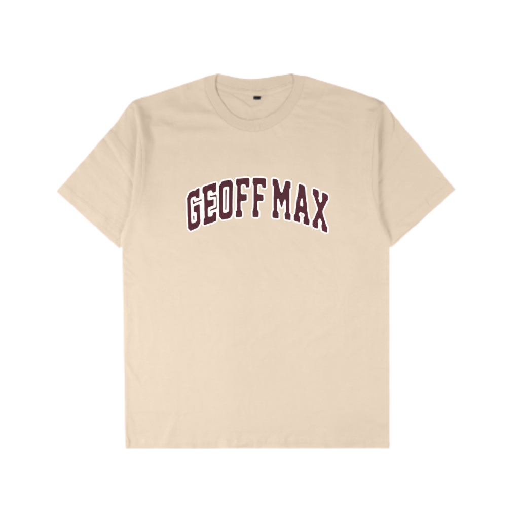 Kaos Geoff Max Cowok Keren - Geoff Max Legend  Beige - T-Shirt Pria - Kaos Pria - T-Shirt Unisex