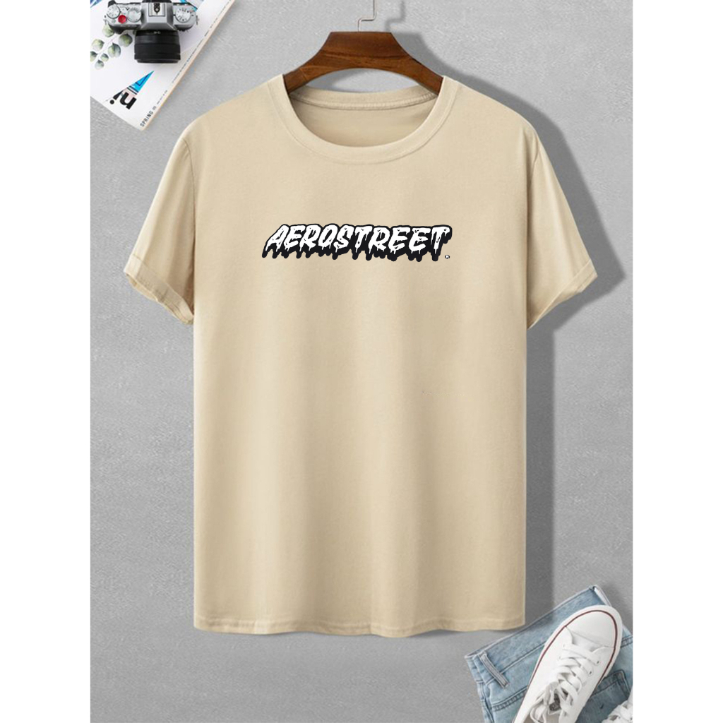 Hot Item Aerostreet Tshirt Kaos Pria Keren Murah - Aerostreet T Shirt Change Color Putih Kaos T-Shir