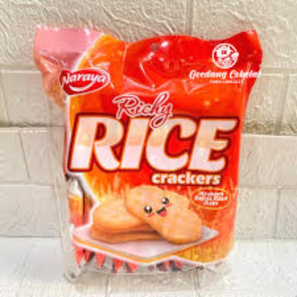 [ HALAL ] Naraya Richy Rice Crackers Snow Crackers Cheese Rice Crackers 96gr Snack Import Snack Cemi