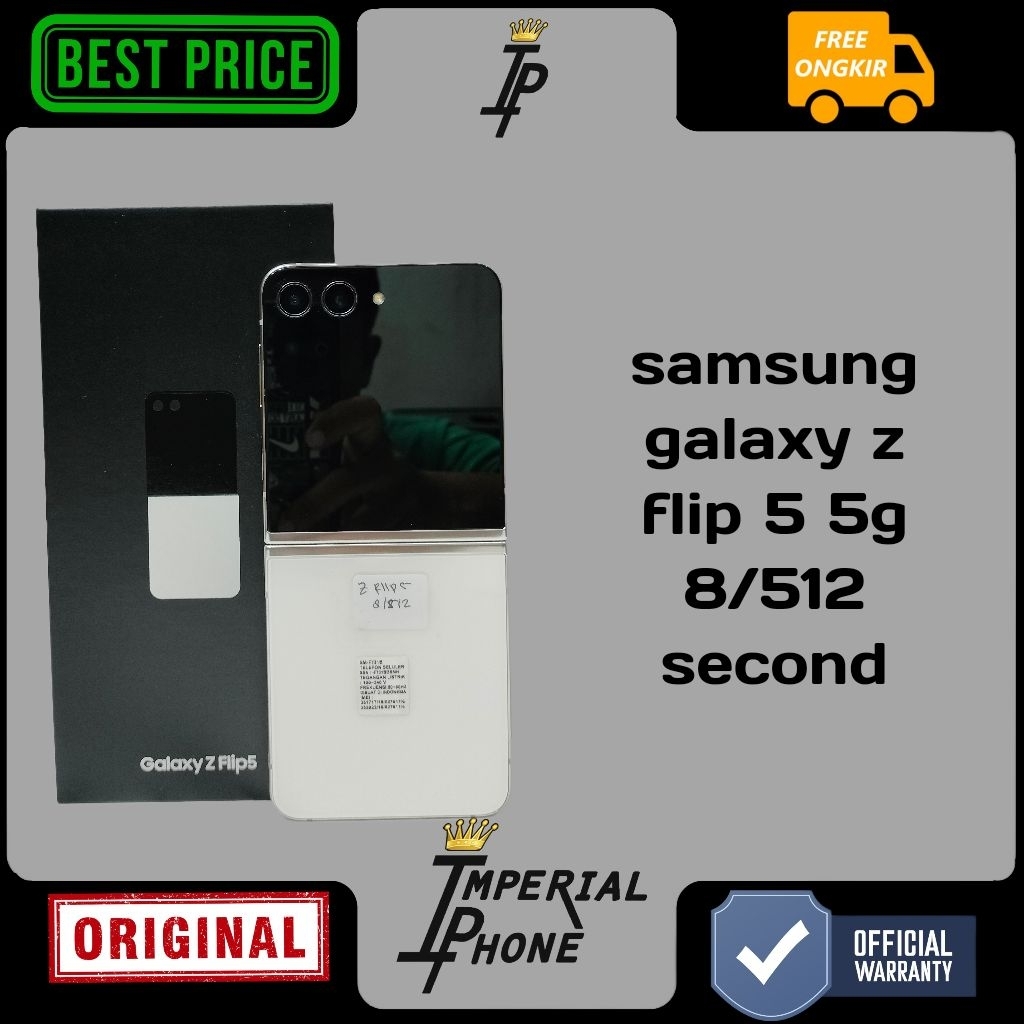 samsung galaxy z flip 5 5g 8/512 resmi second