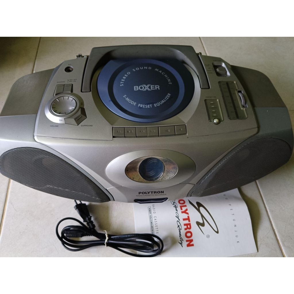 Polytron mini compo,tape recorder normal
