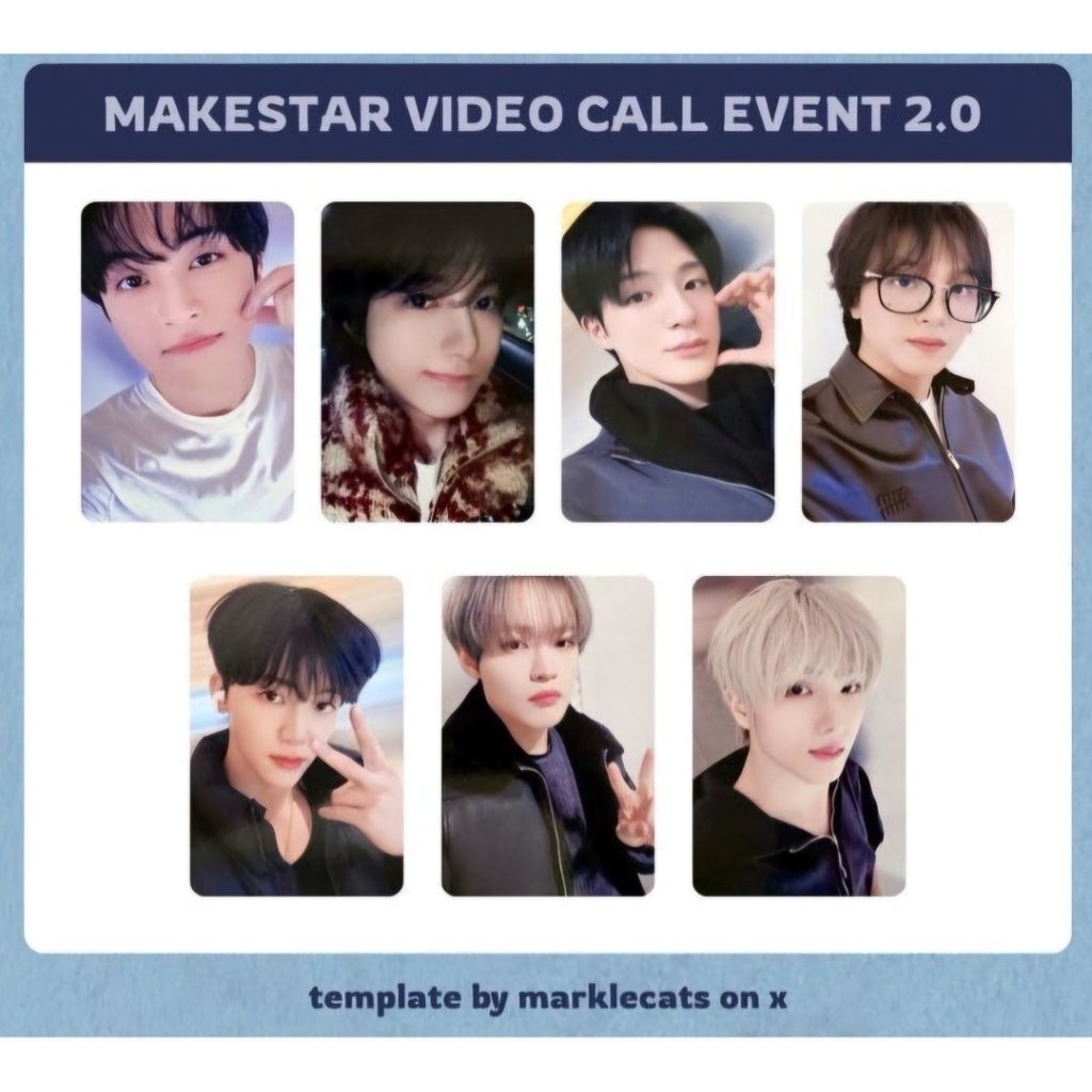 [PRE-ORDER] PC NCT DREAM OFFICIAL MAKESTAR VIDEO CALL EVENT 2.0 MARK HAECHAN JAEMIN JENO RENJUN JISU