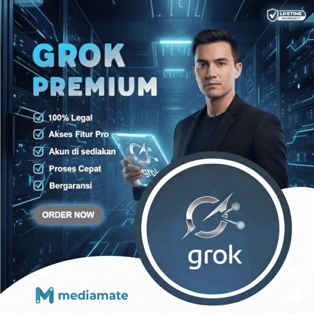 SUPER GROK AI TERBARU PRIVATE & SHARING 1 BULAN BERGARANSI GROK PREMIUM GROK AI