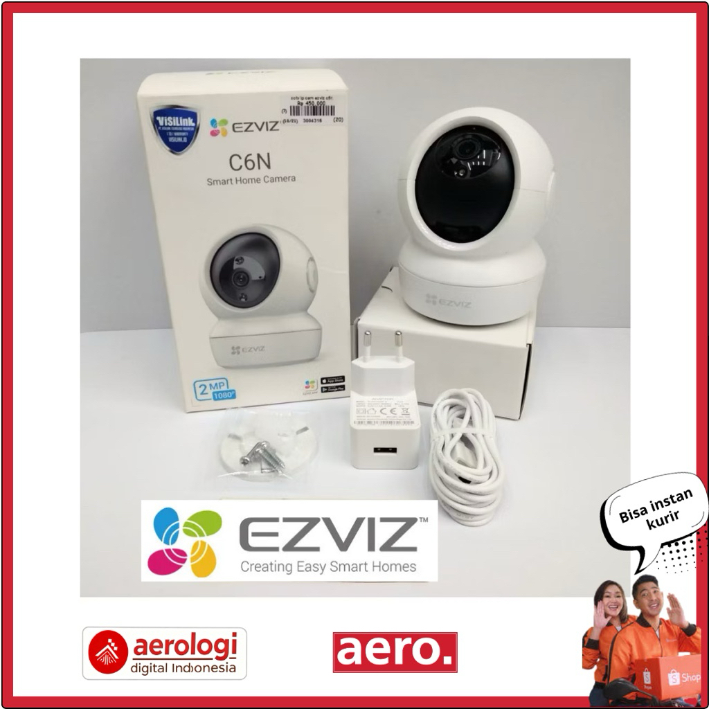 CCTV IP CAM EZVIZ C6N Full HD 1080P Kamera CCTV Wifi Online Smart IP Camera 2MP kualitas bagus