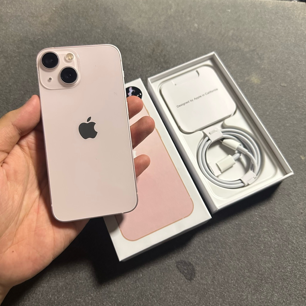 iphone 13 mini 128 gb pink inter fullset
