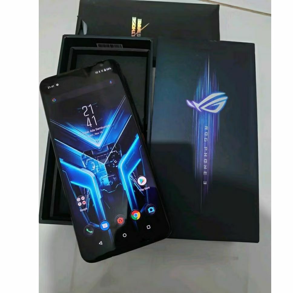Asus rog phone 3 ram 8/128 second original fullset
