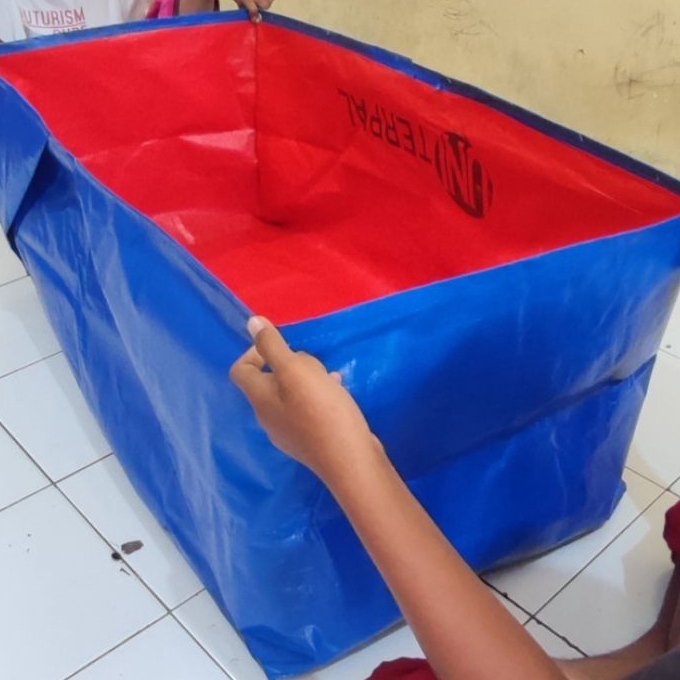 Terpal kolam ikan 300x200x50 A2 kolam terpal budidaya