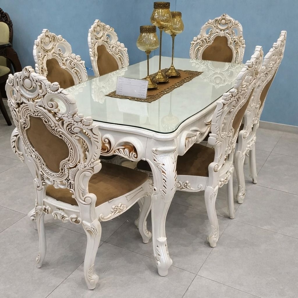 Kursi makan minimalis modern kursi makan ukir minimalis / meja