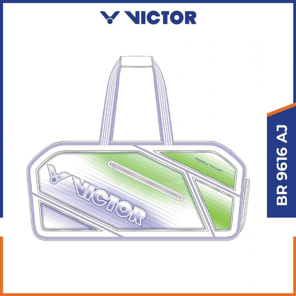 Tas Badminton Supreme Victor BR9616 / Tas Kotak Badminton  BR 9616 Victor Original