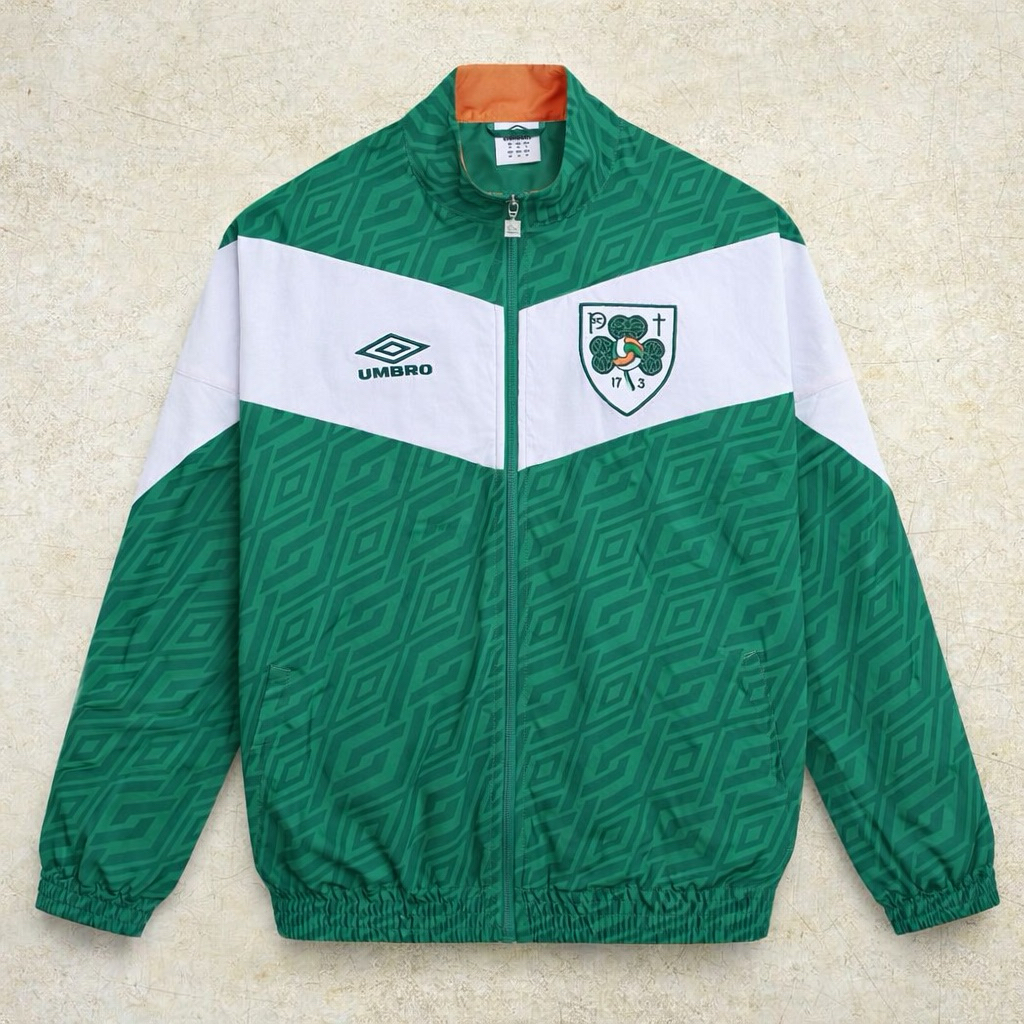 Jacket Tracktop Full Zip St Patrick Day 17-3 UMBRO 2026 (NEW) | Jaket Umbro Tracktop St Patrick Irel