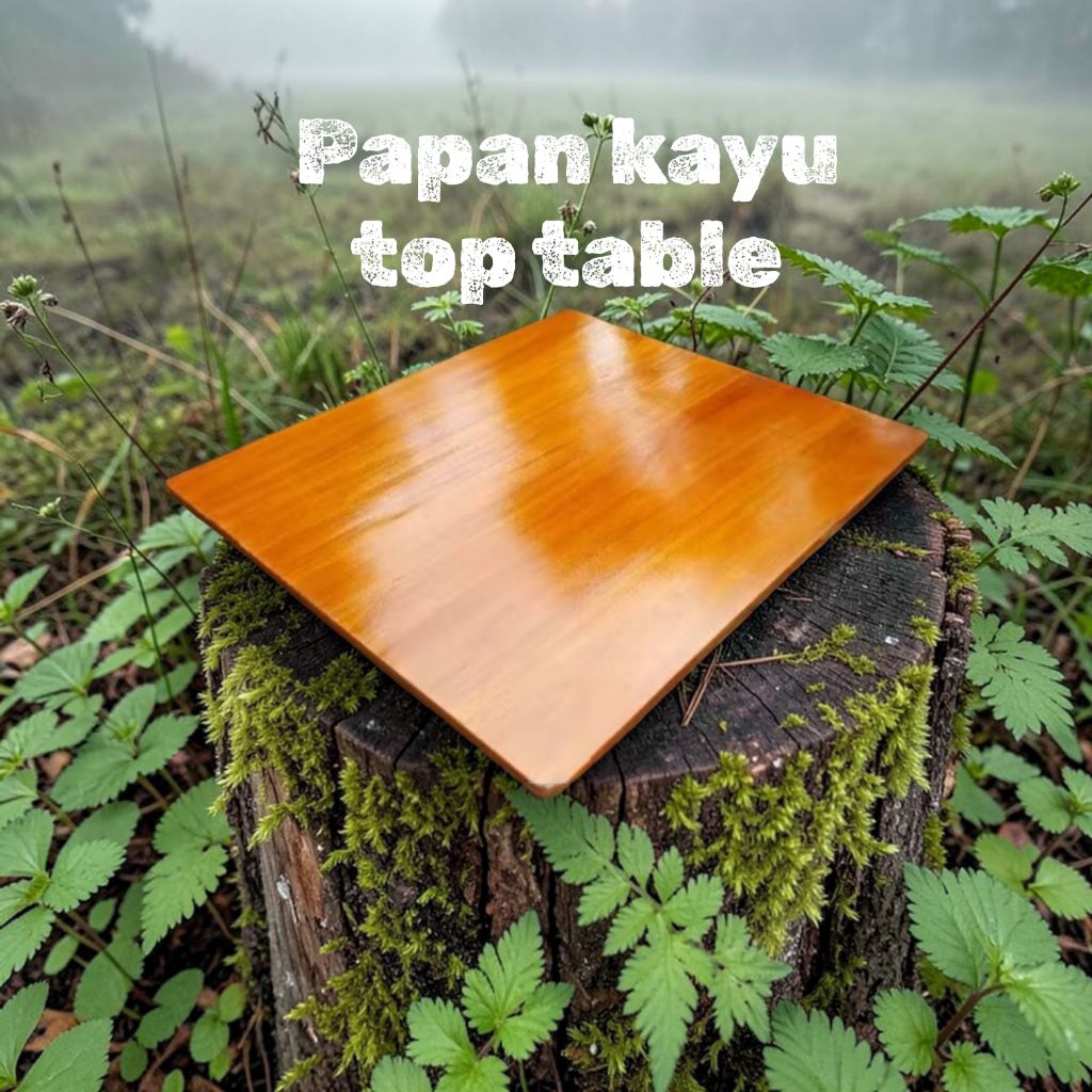 Papan Kayu Top Table 160x80x2 cm – Daun Meja Solid untuk Meja Makan / Kerja