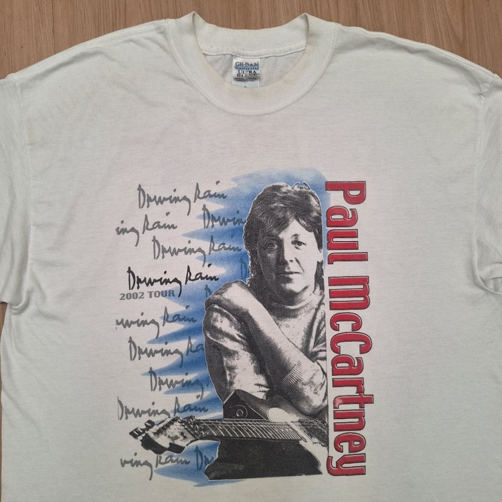 vintage kaos musik paul mccartney the beatles