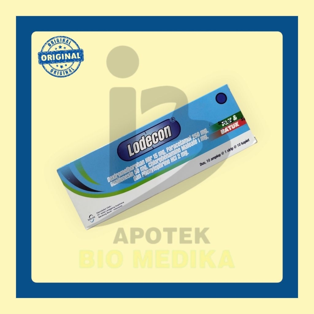 LODECON TABLET OBAT BAPIL ISI 100
