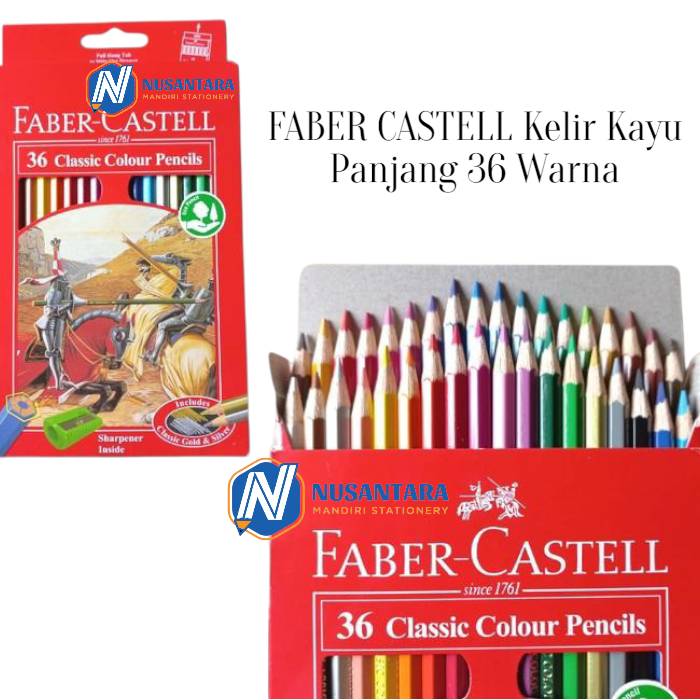 FABER CASTELL Kelir kayu 36 warna