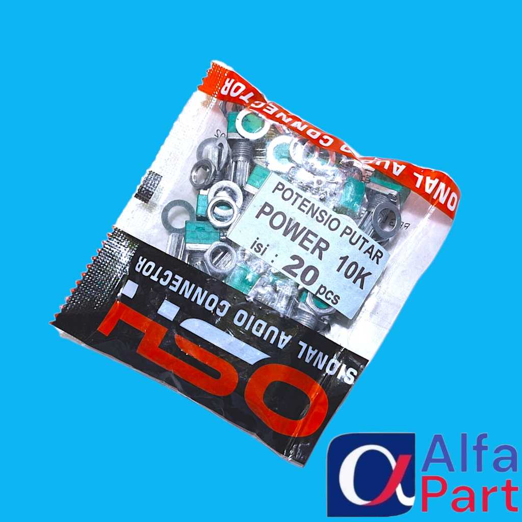 1 PACK POTENSIO MINI B10K STEREO HIJAU