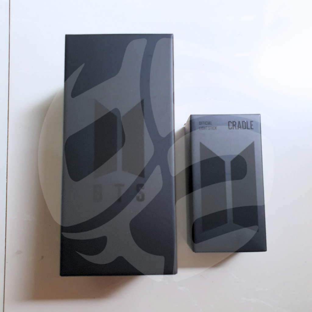[READY] BTS Lightstick Versi 4 + Cradle Set Official Sealed Weverse Shop