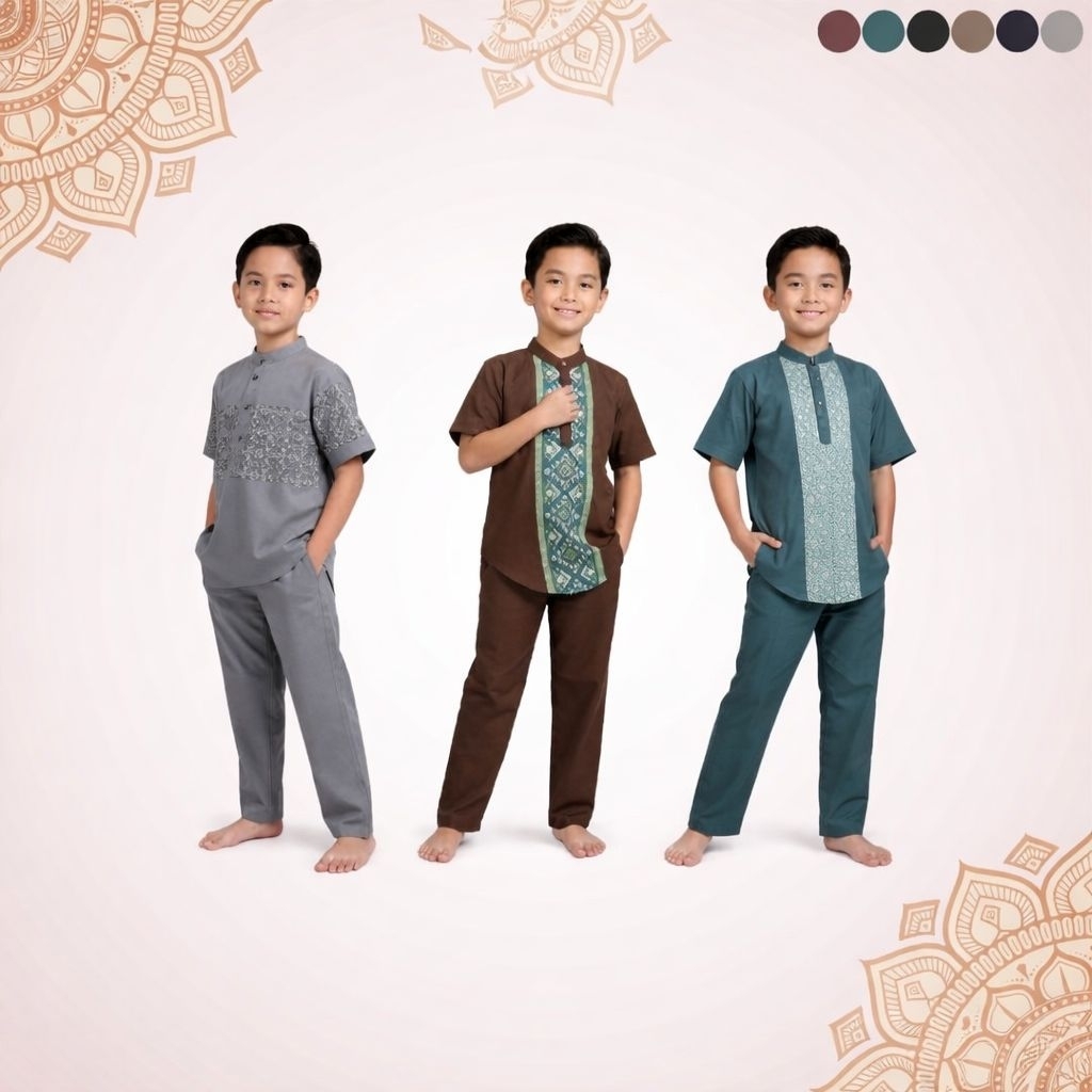 Set Kemko Al Hafidz Series - Set Kemko Anak Laki Laki 4-14 Tahun