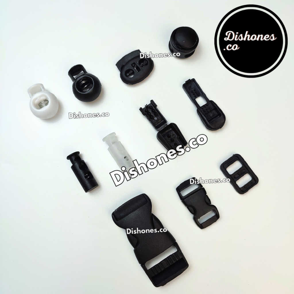Stopper Ujung Tali / Stopper Knop / Stoper Tali Sepatu / Stopper Pengunci Tali / Stoper Penjepit Tal
