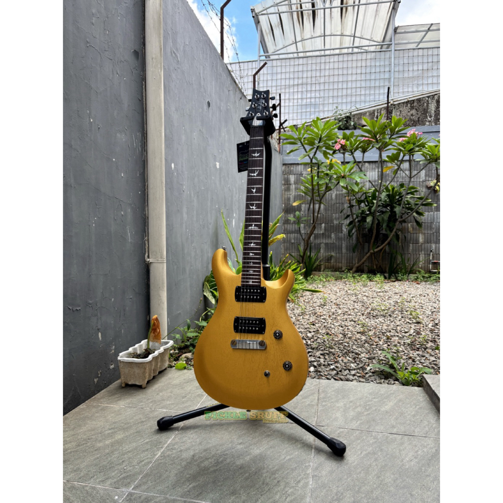 PRS SE CE 24 STANDARD STOPTAIL SATIN METALLIC GOLD | GITAR PRS SE CE24 STANDARD SATIN