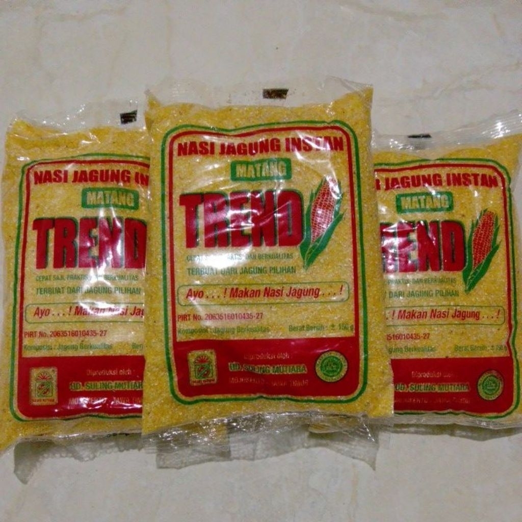 Nasi jagung instant cap TREND