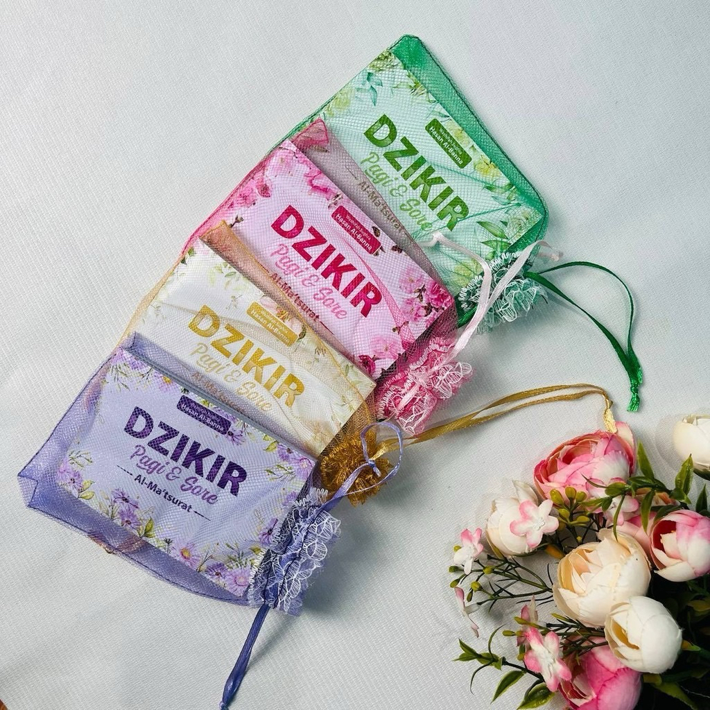 SOUVENIR TILE BUKU DZIKIR | pagi sore ( cover kembang ) | Pontianak