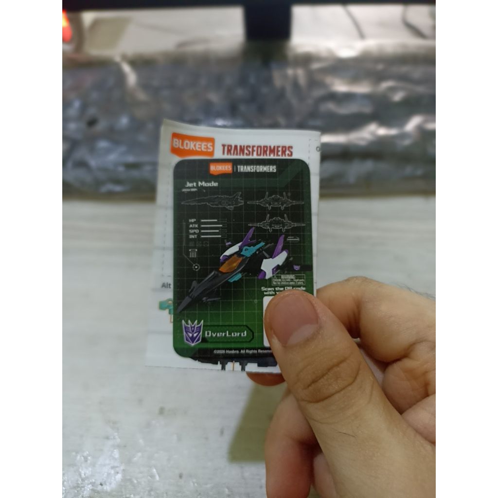 Blokees Wheels Transformers C02 Overlord Jet Mode