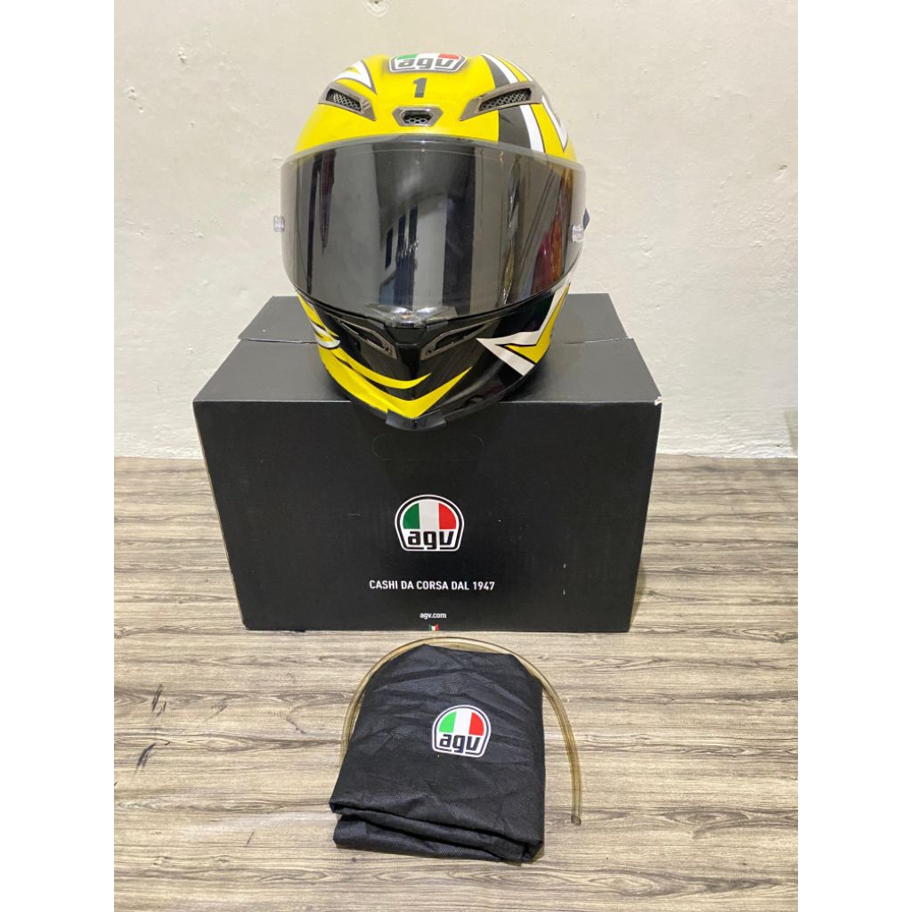 Helm Fullface AGV Pista Gprr Laguna Seca ( Clone 1:1)
