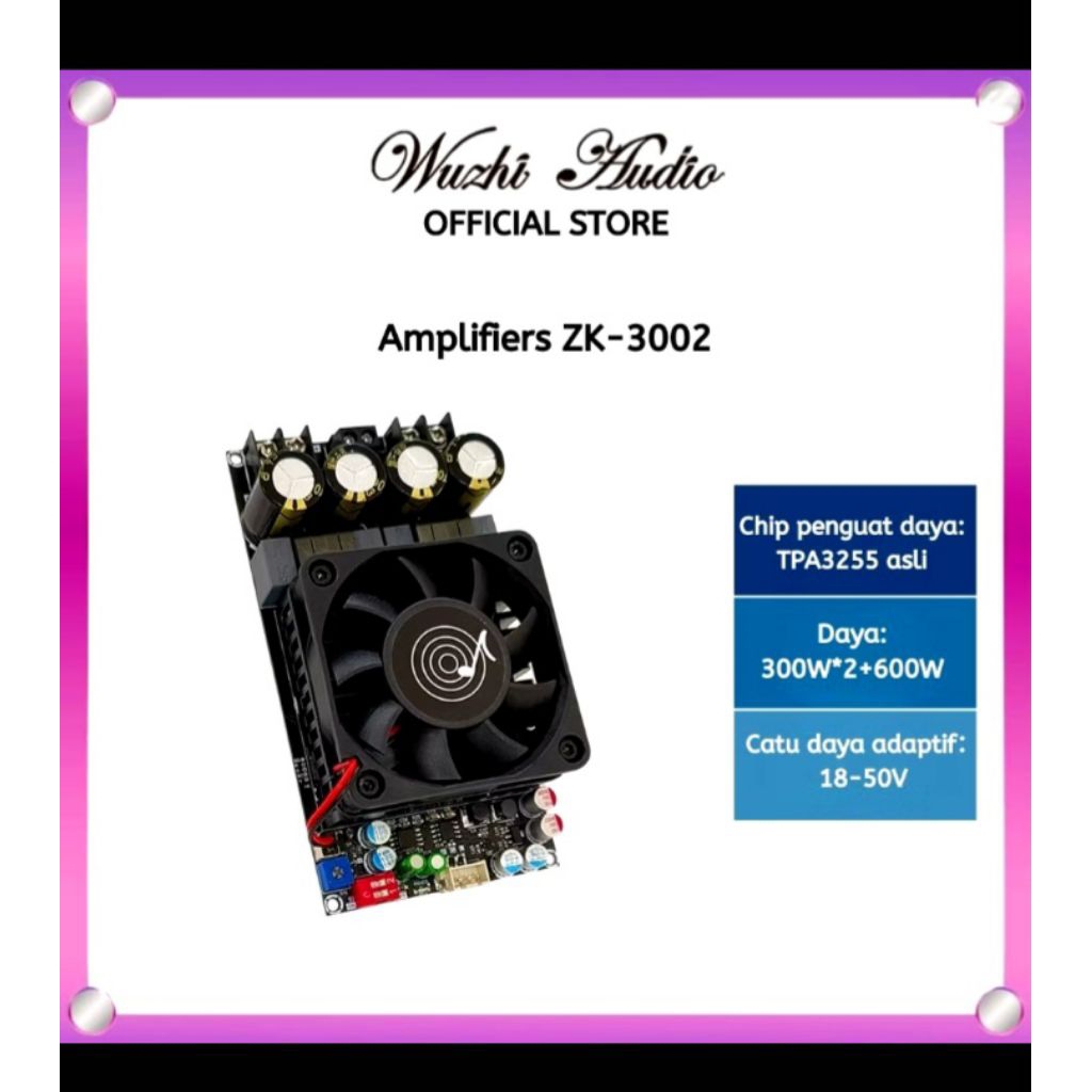 Amplifier Zk3002 class D 600w