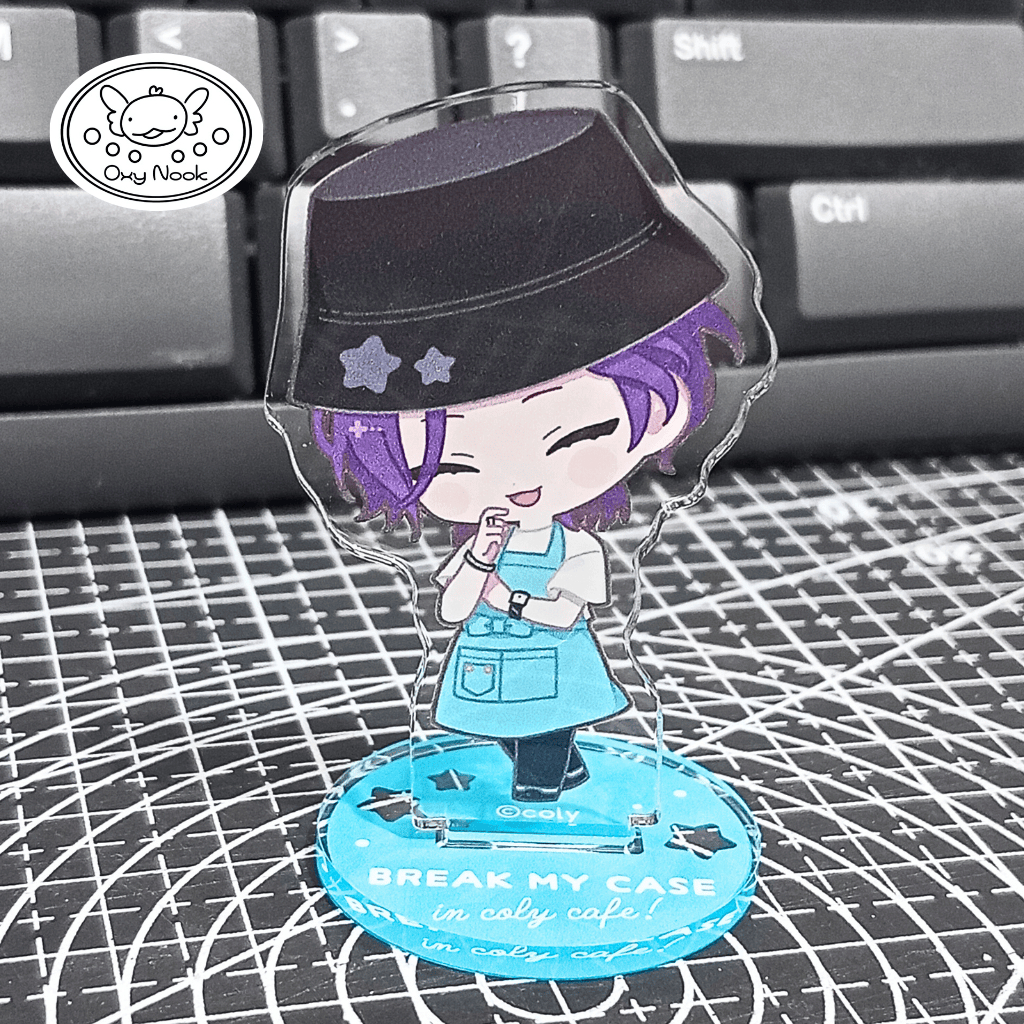 BMC Break My Case Official Merch Administrative Dept Coly Cafe Collab Acrylic Stand Sei Okiya