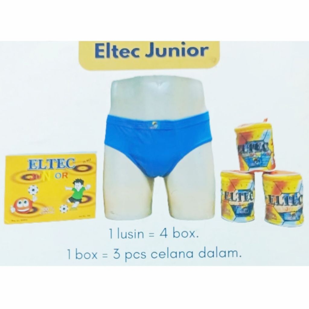 Celana Dalam Anak Anak Cowok Merk Eltec Junior (Isi 3 Pcs) 26 28 30