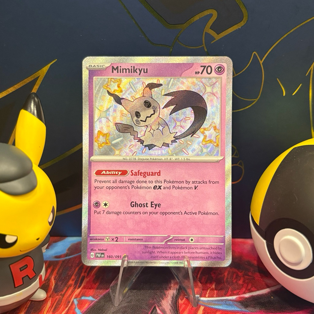 Mimikyu 160/091 ENG - Baby Shiny - Paldean Fates - Pokemon TCG