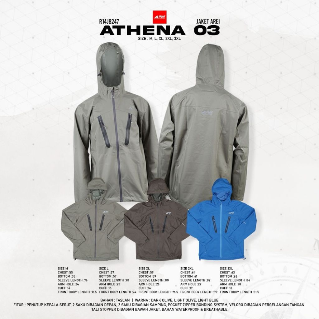 JAKET GUNUNG PRIA AREI ATHENA 03