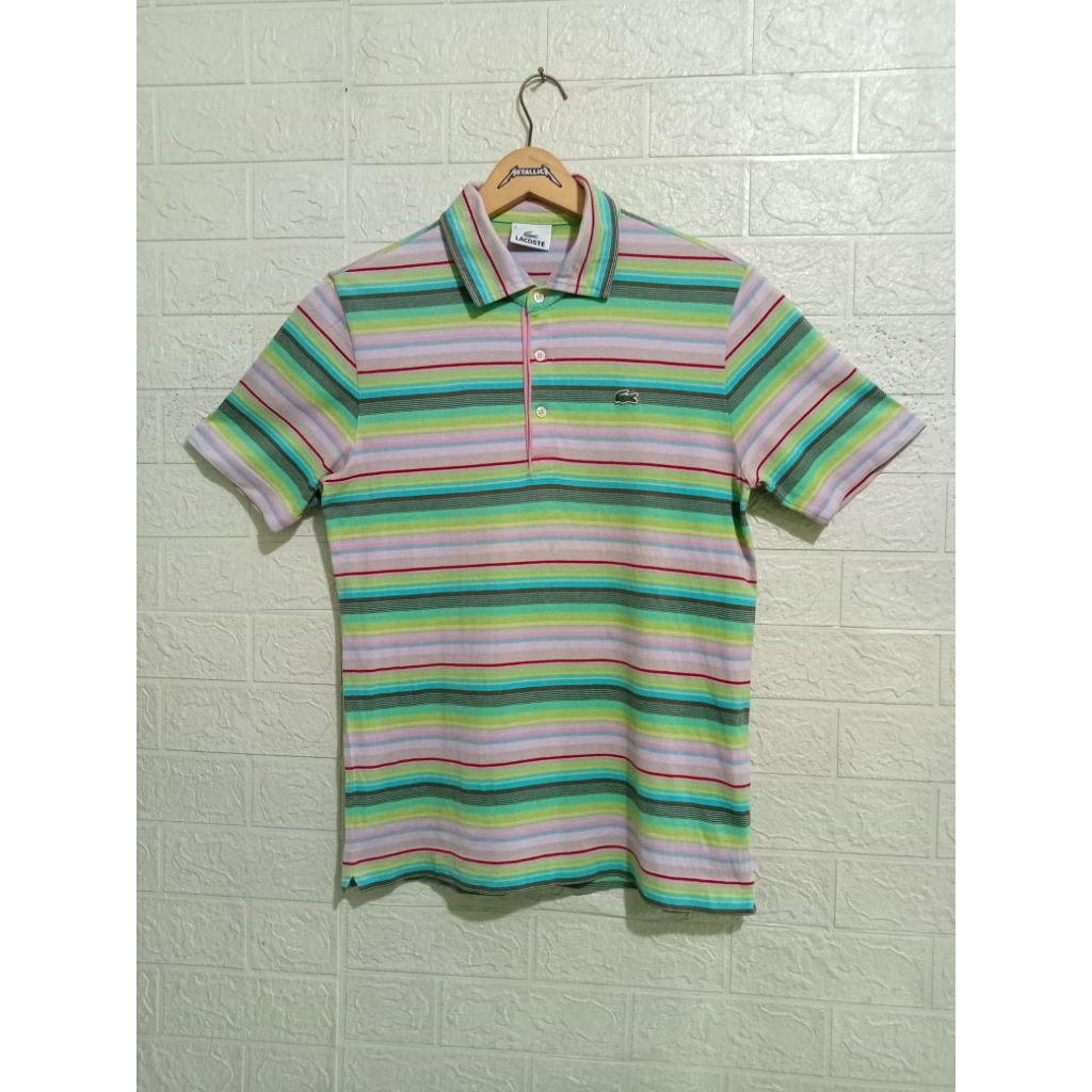 kaos kerah Lacoste vintage second