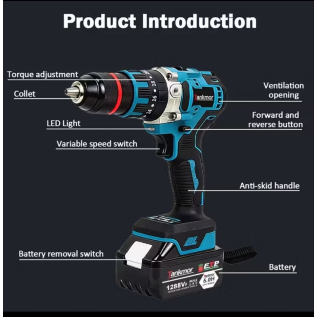 tankmor 13mm brushless