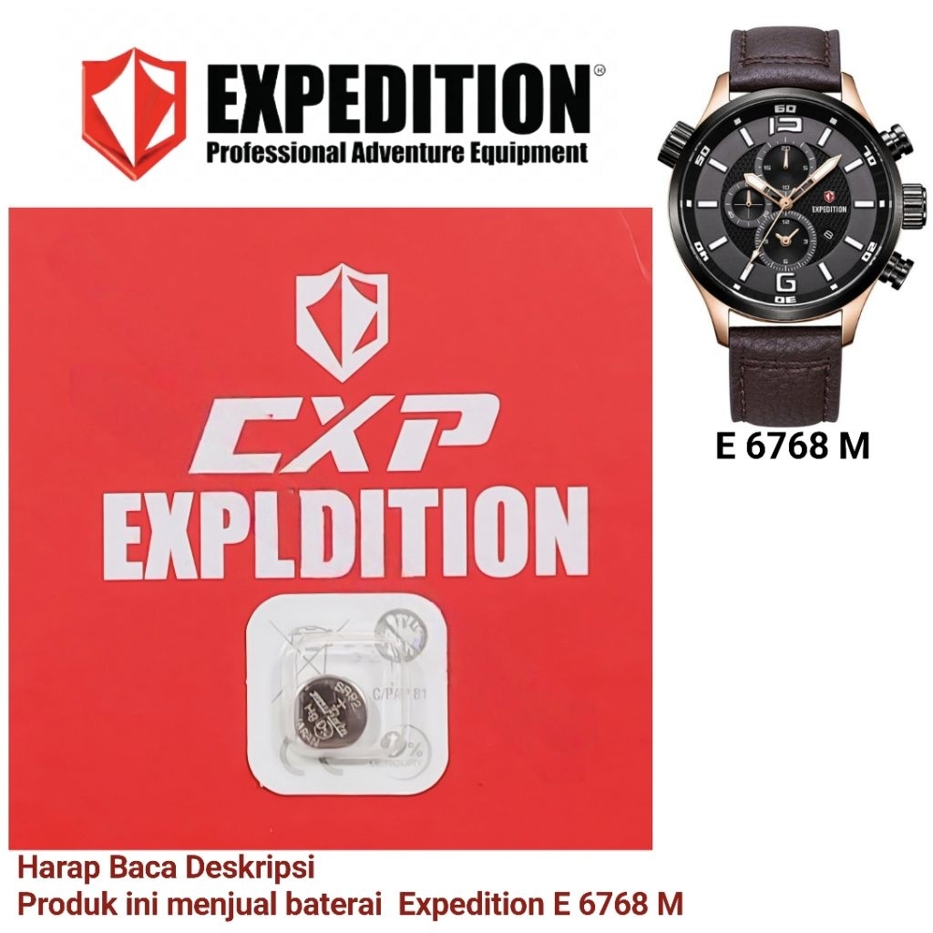 Baterai Jam Tangan Expedition E 6768 M