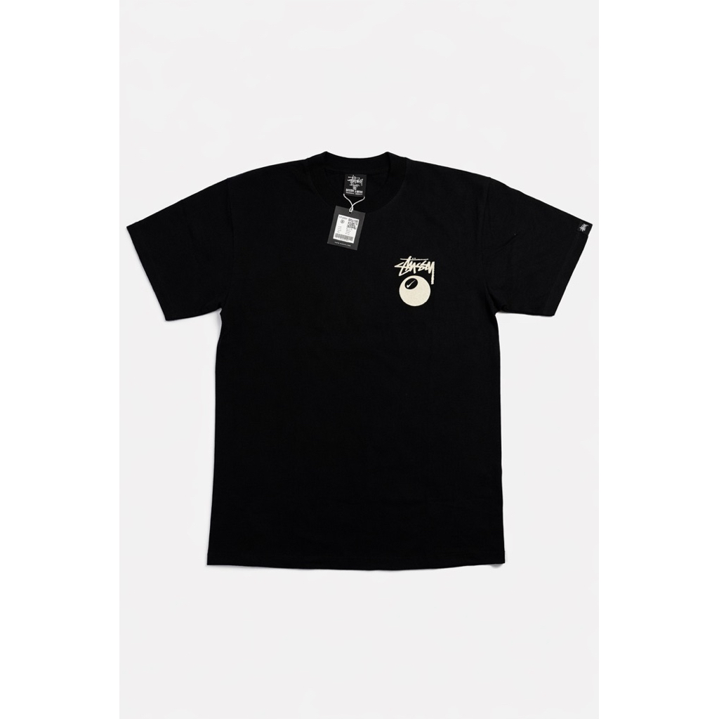 Kaos Pria Stussy x Nike Hitam Big Logo Graphic Original Streetwear