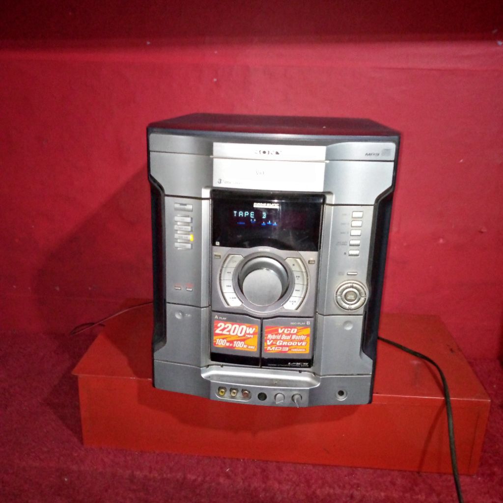 radio jadul head kompo sony