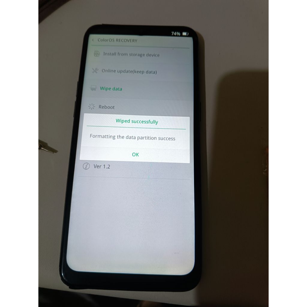 LCD OPPO A1K/Realme C2 second copotan minus