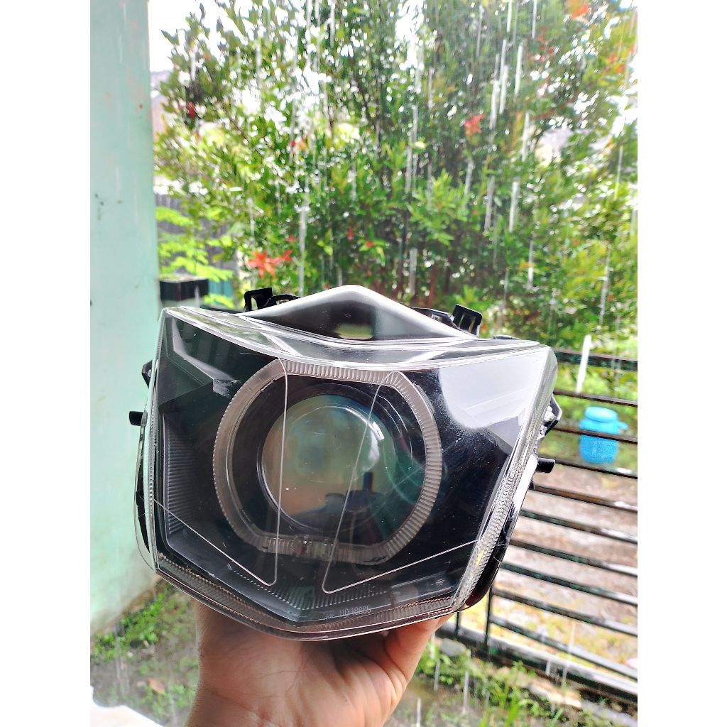 lampu beat 2017/2018 set biled projector 2,5inch AES EXPERIANCE reflektor lampu depan beat 2017 2018