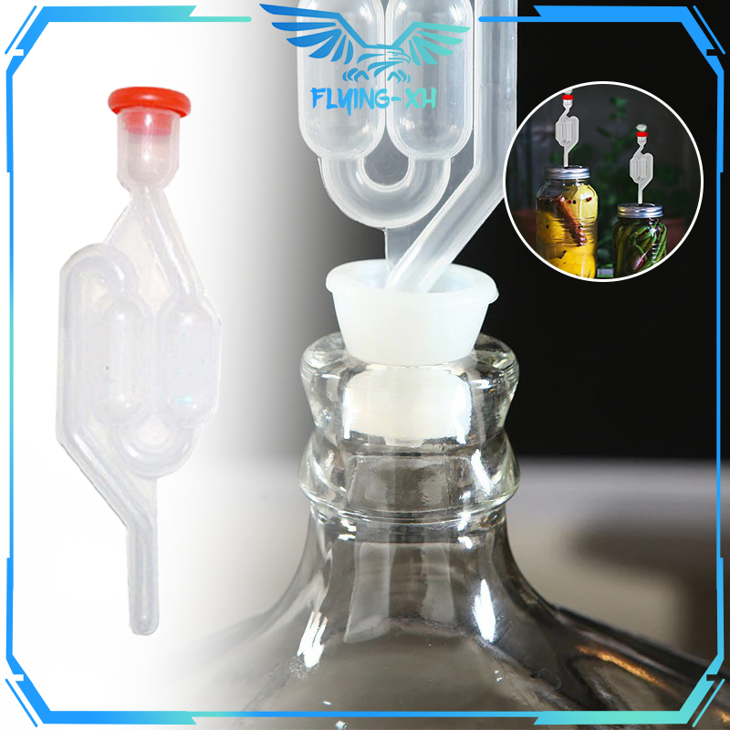 Katup Fermentasi Wine Plastik Airlock Fermentasi Wine Galon Botol Fermentasi Airlock Airlock Ferment