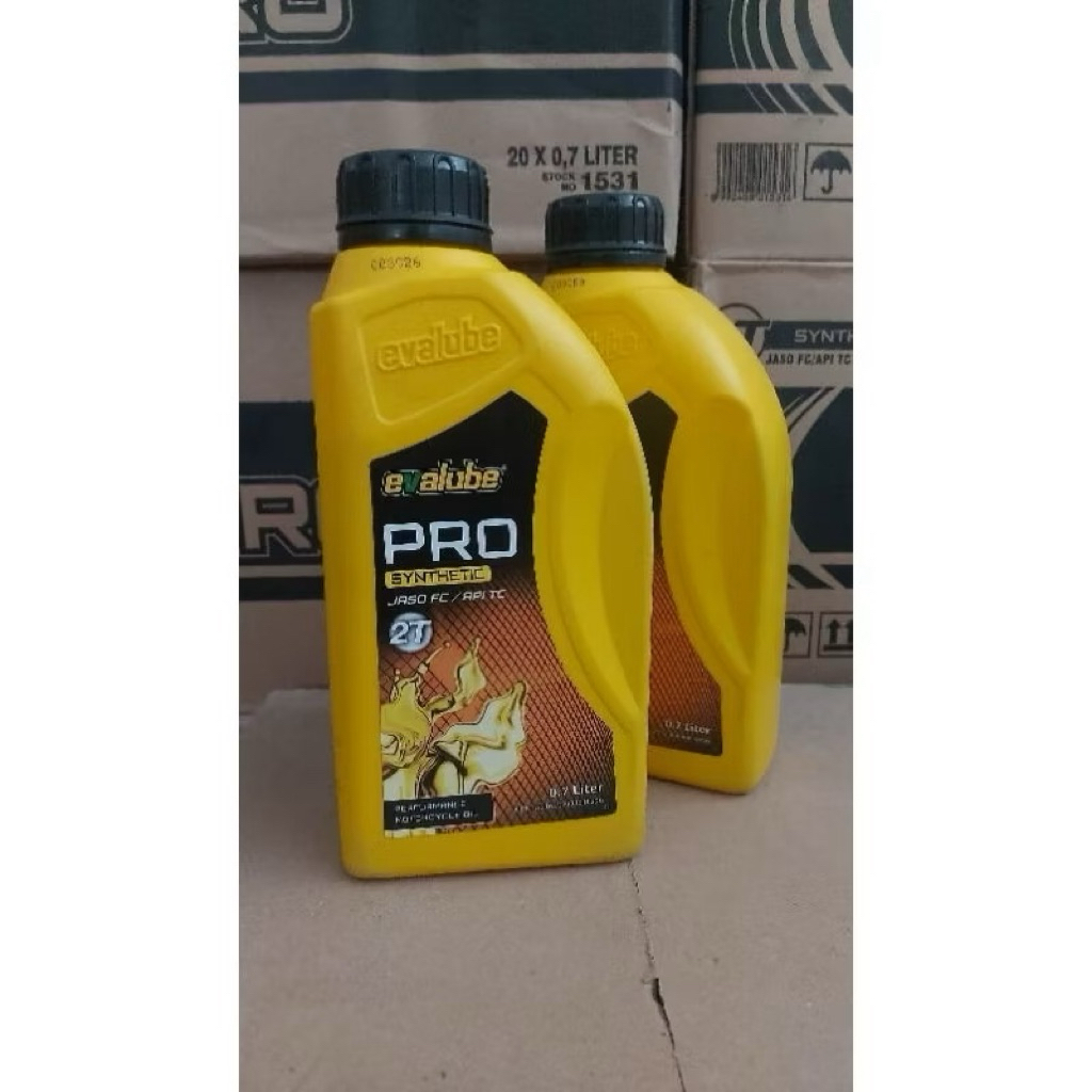 (1DUS 20 pcs) Oli Evalube Pro 2T Oli Samping Evalube Pro2T Oli samping 700ml
