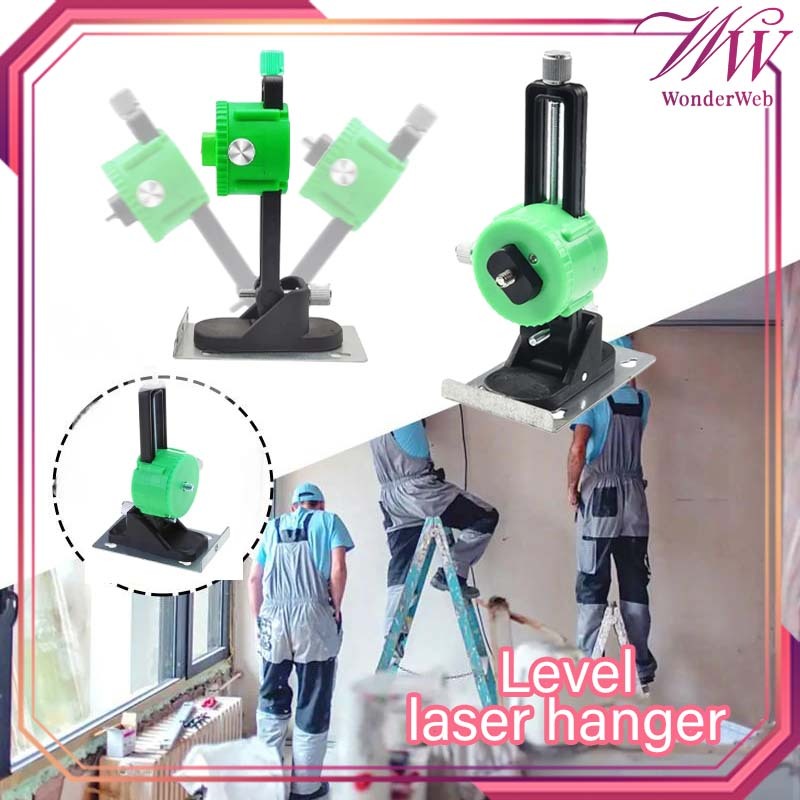 Bracket Laser Dinding 1/4inch Bracket Dudukan Laser Level Adjustable Breket Laser Level Dinding  Ada
